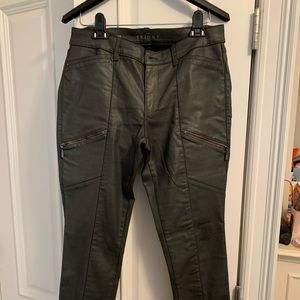 WHBM, Coated Skinny Jeans, Size 10 - Grey